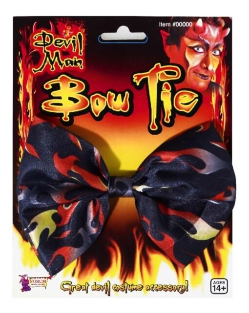 Corbata De Moño Devil Man Accesorio Para Disfraz Halloween_0