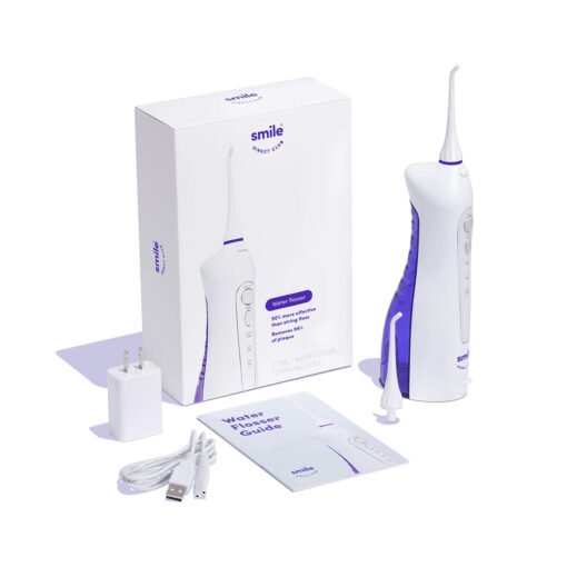 Irrigador Bucal Smile Direct inalambrico 2 Puntas Flosser _0