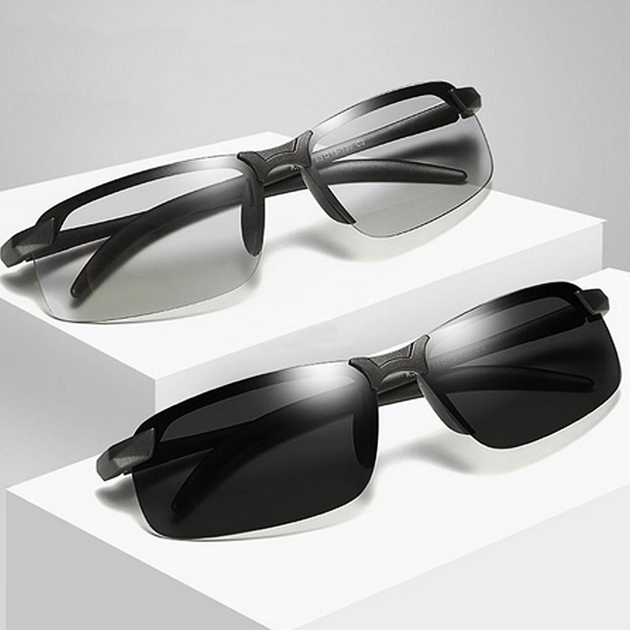 Lentes Sport Polarizados Fotocromaticos Negros Ultraligeros _3 Lentes Sport Polarizados Fotocromaticos Negros Ultraligeros _3