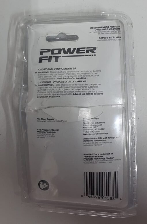 Boquilla De 40 Grados Para Lavadora De Presion Nueva 6.3mm_2