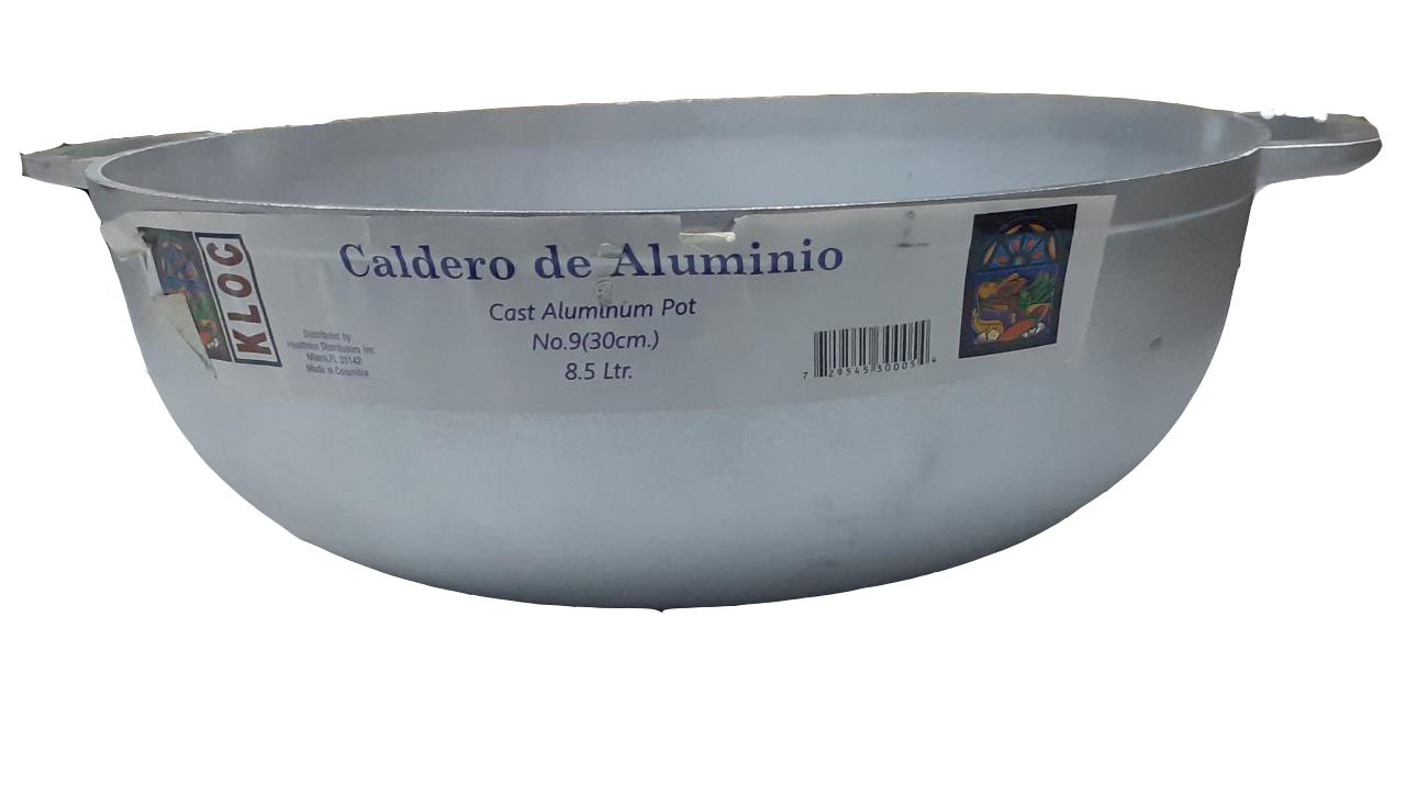 Caldero De Aluminio Marca Kloc Sin Tapa 8.5 Lt Usado 30 CM_0 Caldero De Aluminio Marca Kloc Sin Tapa 8.5 Lt Usado 30 CM_0