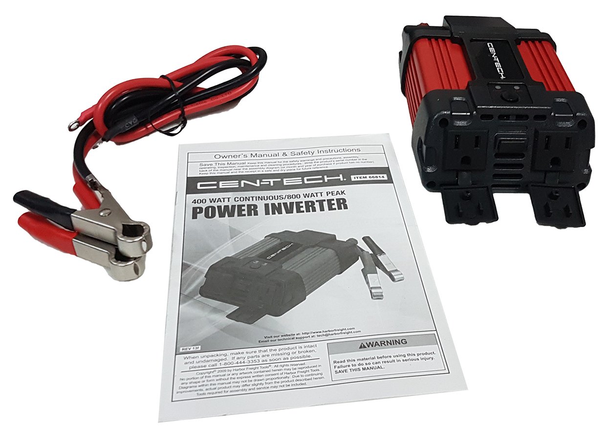 Inversor Corriente 12V a 110 V 400 – 800 Watts 66814_0 Inversor Corriente 12V a 110 V 400 - 800 Watts 66814_0