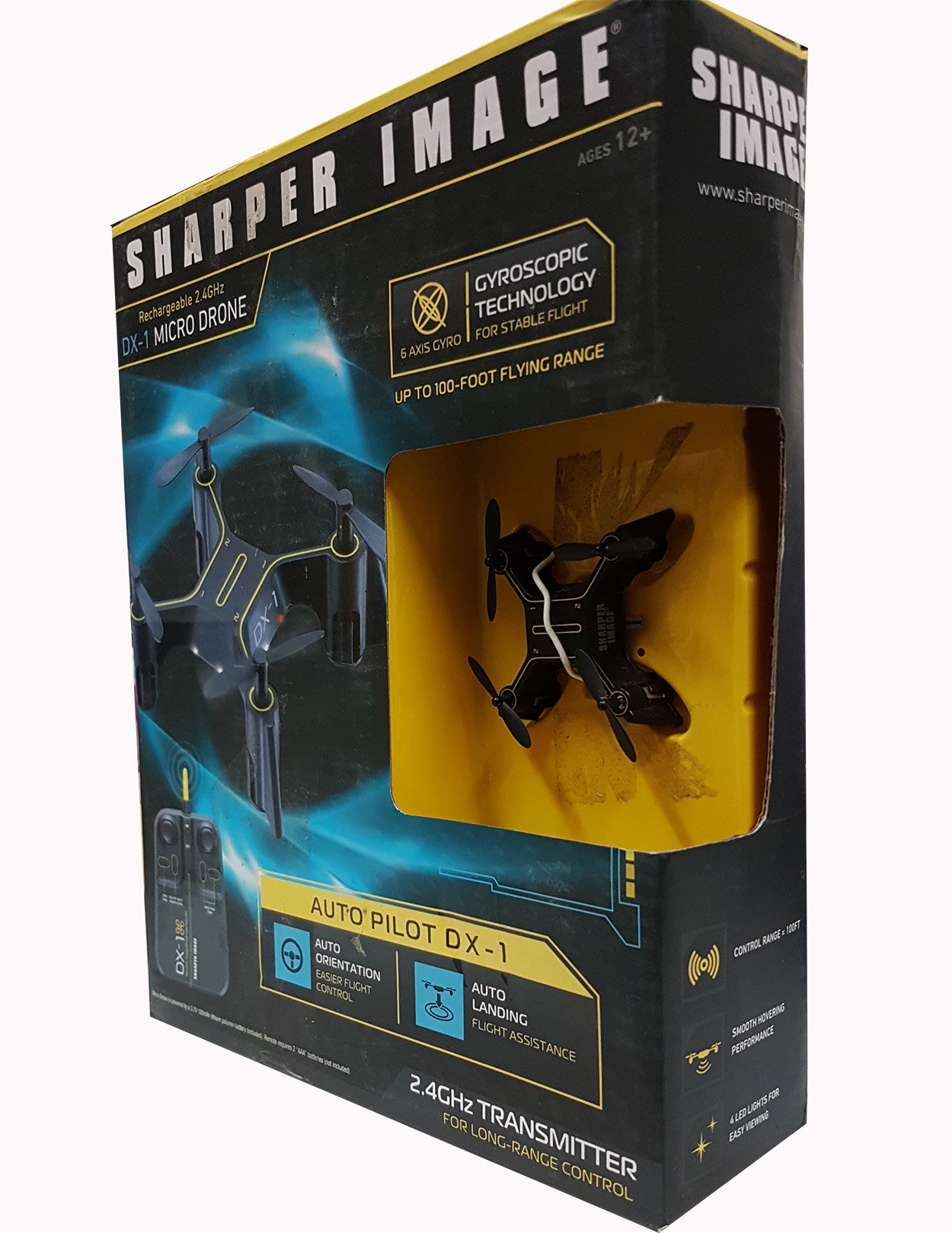 Micro Drone Recargable DX-1 Sharper Image 2.4 GHz _1 Micro Drone Recargable DX-1 Sharper Image 2.4 GHz _1