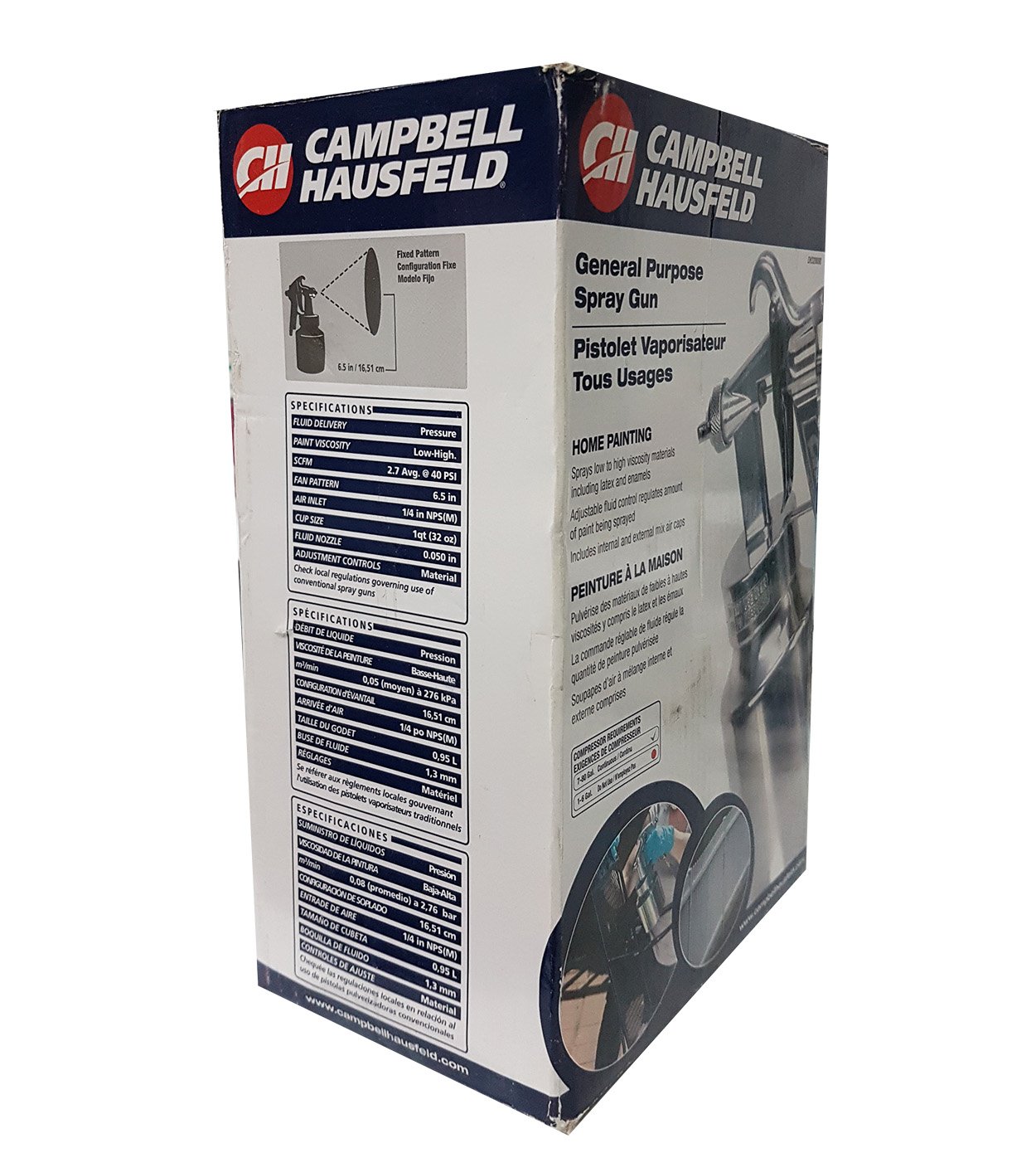 Pistola Pulverizadora Pintura Spry Gun DH320000 40 PSI _1