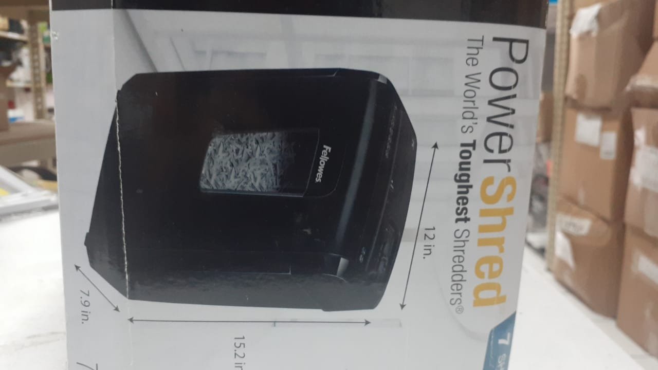 Trituradora De Corte Cruzado Powershred 7 Hojas Office Usada_5 Trituradora De Corte Cruzado Powershred 7 Hojas Office Usada_5