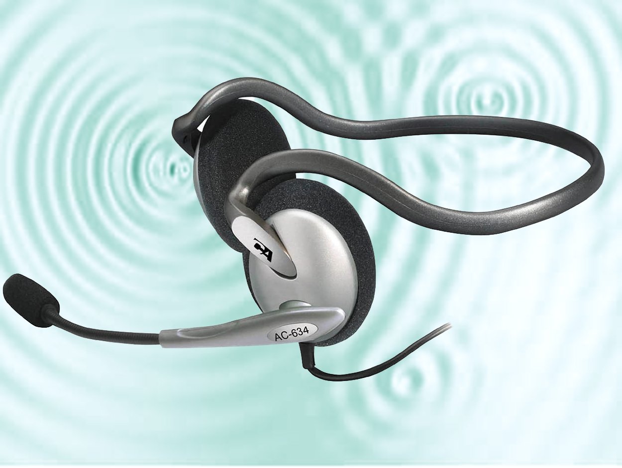 Audifonos Tipo Neckband Stereo Con Microfono Cyber Acoustics_1 Audifonos Tipo Neckband Stereo Con Microfono Cyber Acoustics_1