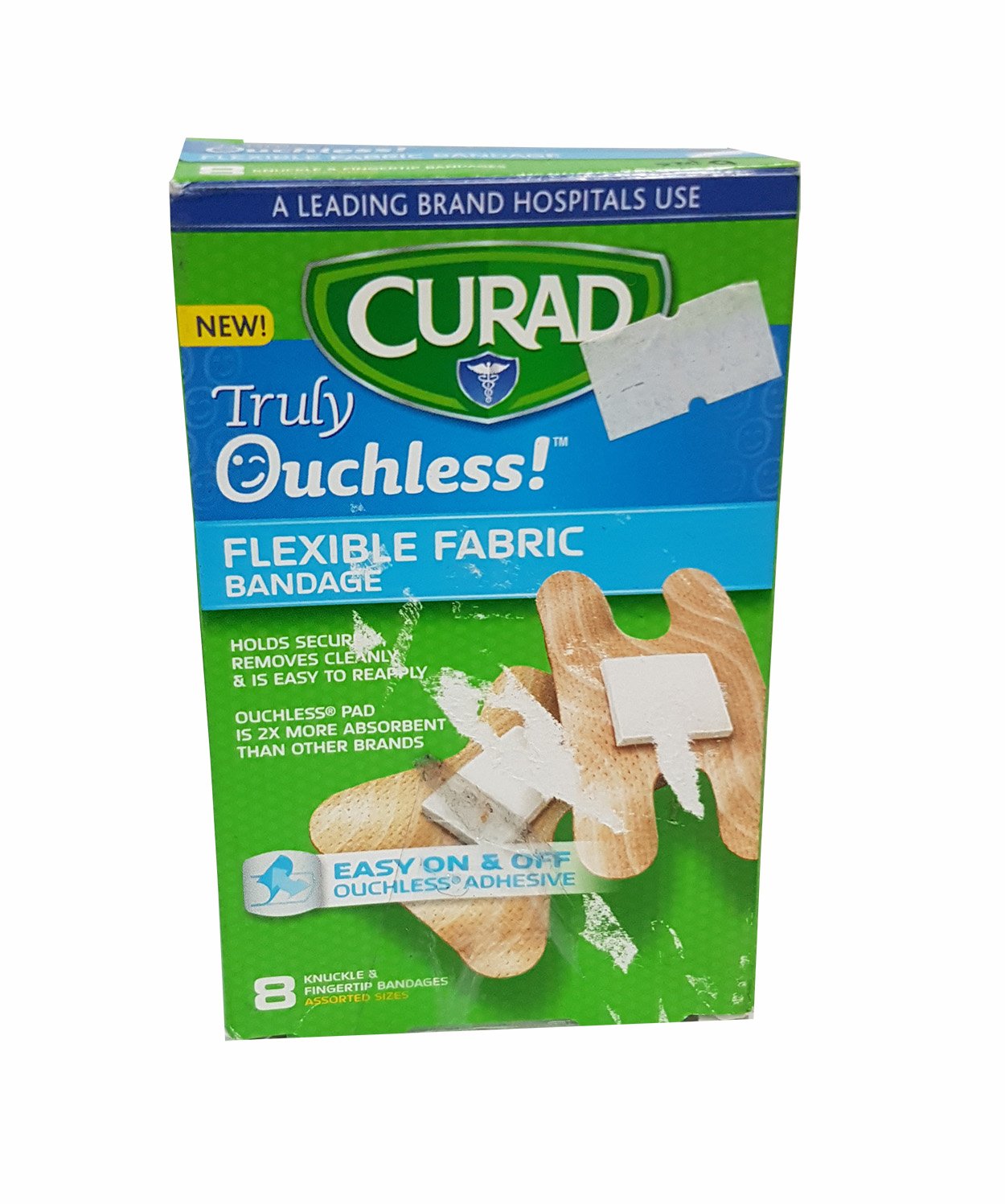 Banditas CURAD Tela Flexible 6 Unidades Easy On & OFF_1 Banditas CURAD Tela Flexible 6 Unidades Easy On & OFF_1