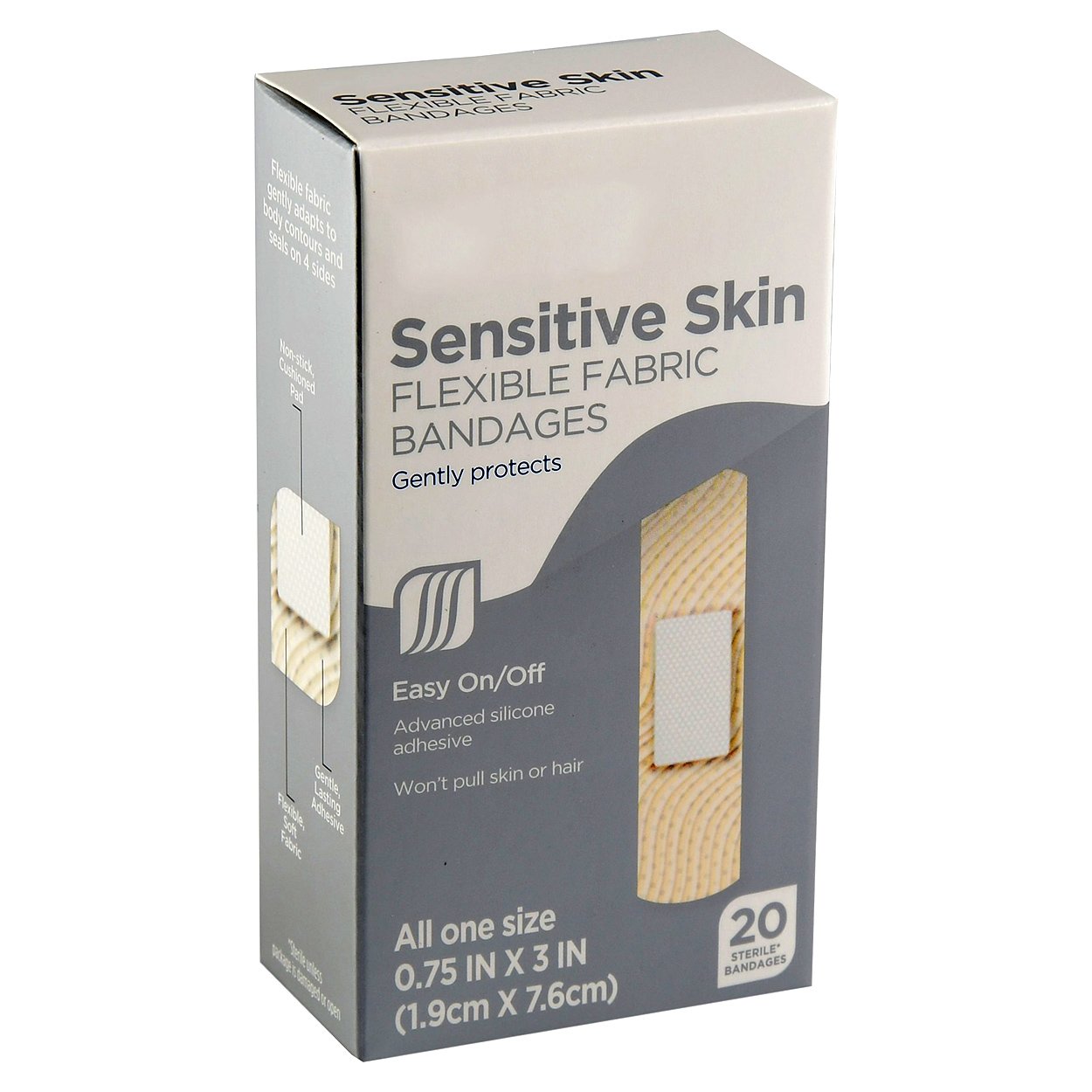 Banditas Tela Adhesiva Piel Sensible 20 Unidades EQUATE_2 Banditas Tela Adhesiva Piel Sensible 20 Unidades EQUATE_2