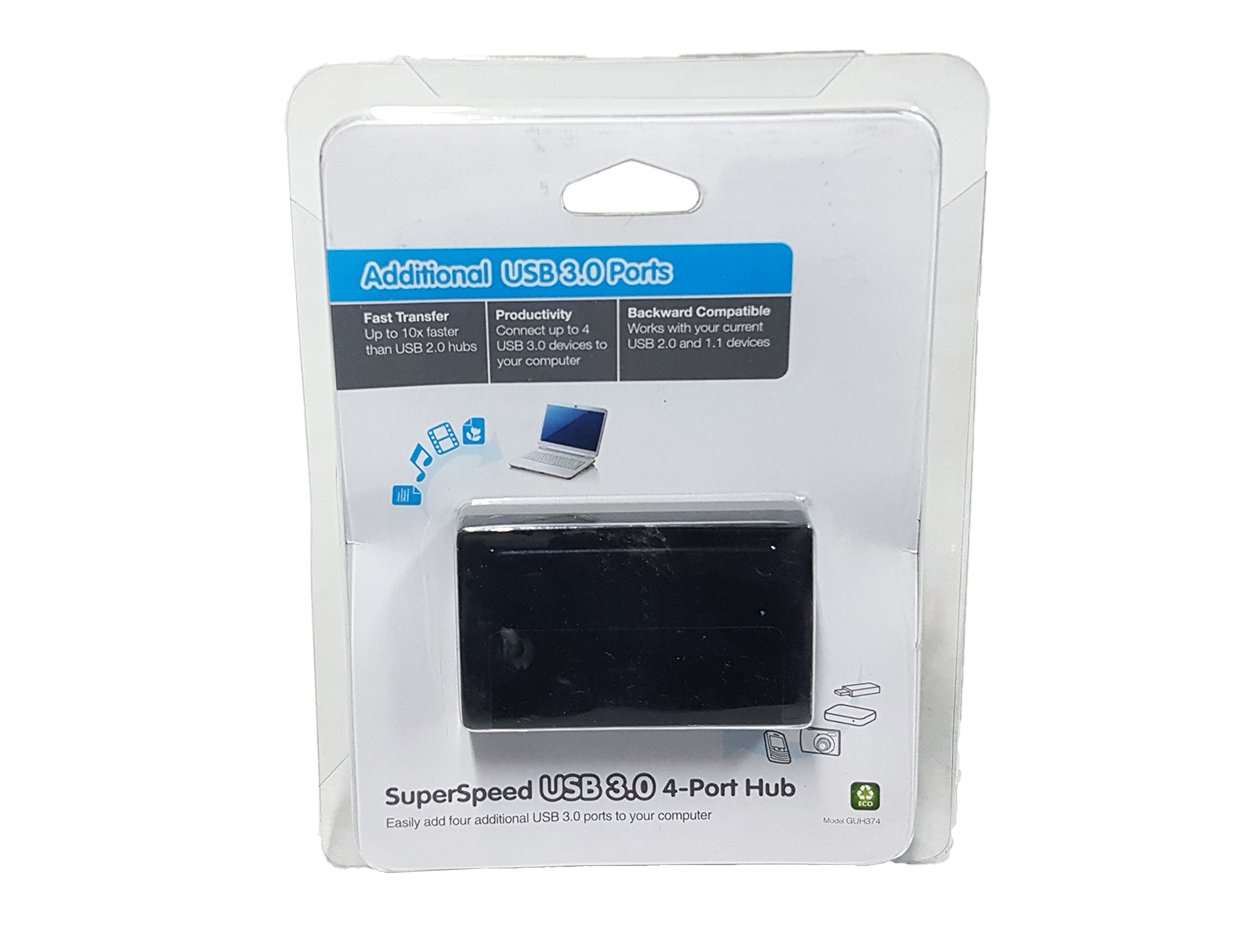 Hub 4 puertos IOGEAR USB 3.0 GUH374 SuperSpeed USB_1