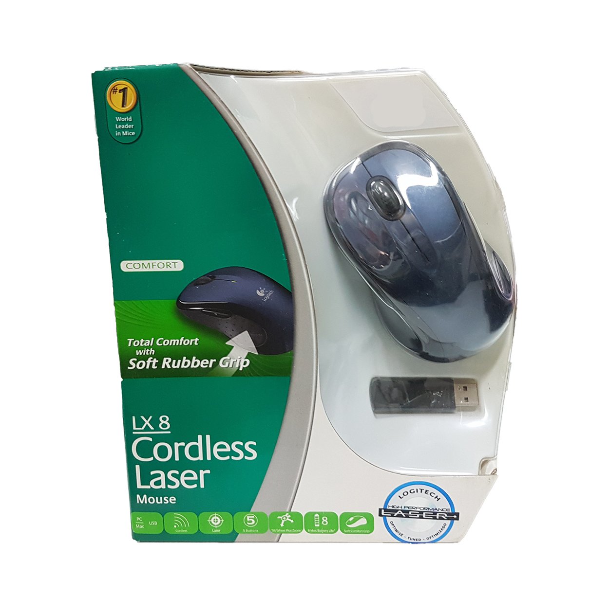 Mouse Logitech LX8 Laser Inalámbrico Confort Grip_5