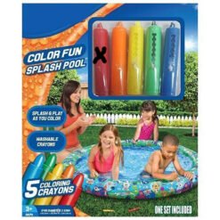 Picina Inflable Banzai Color Fun Crayones Lavables_0