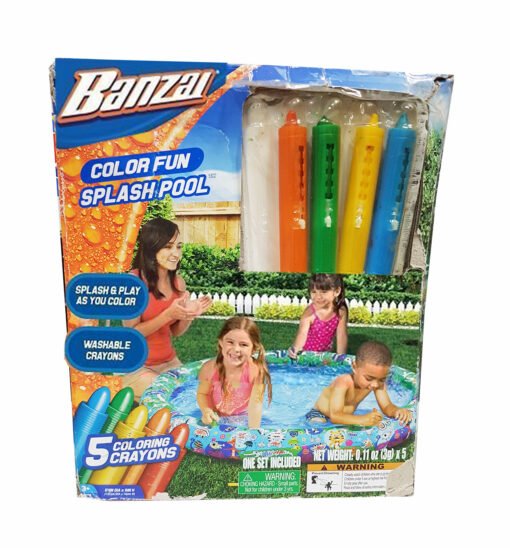 Picina Inflable Banzai Color Fun Crayones Lavables_1