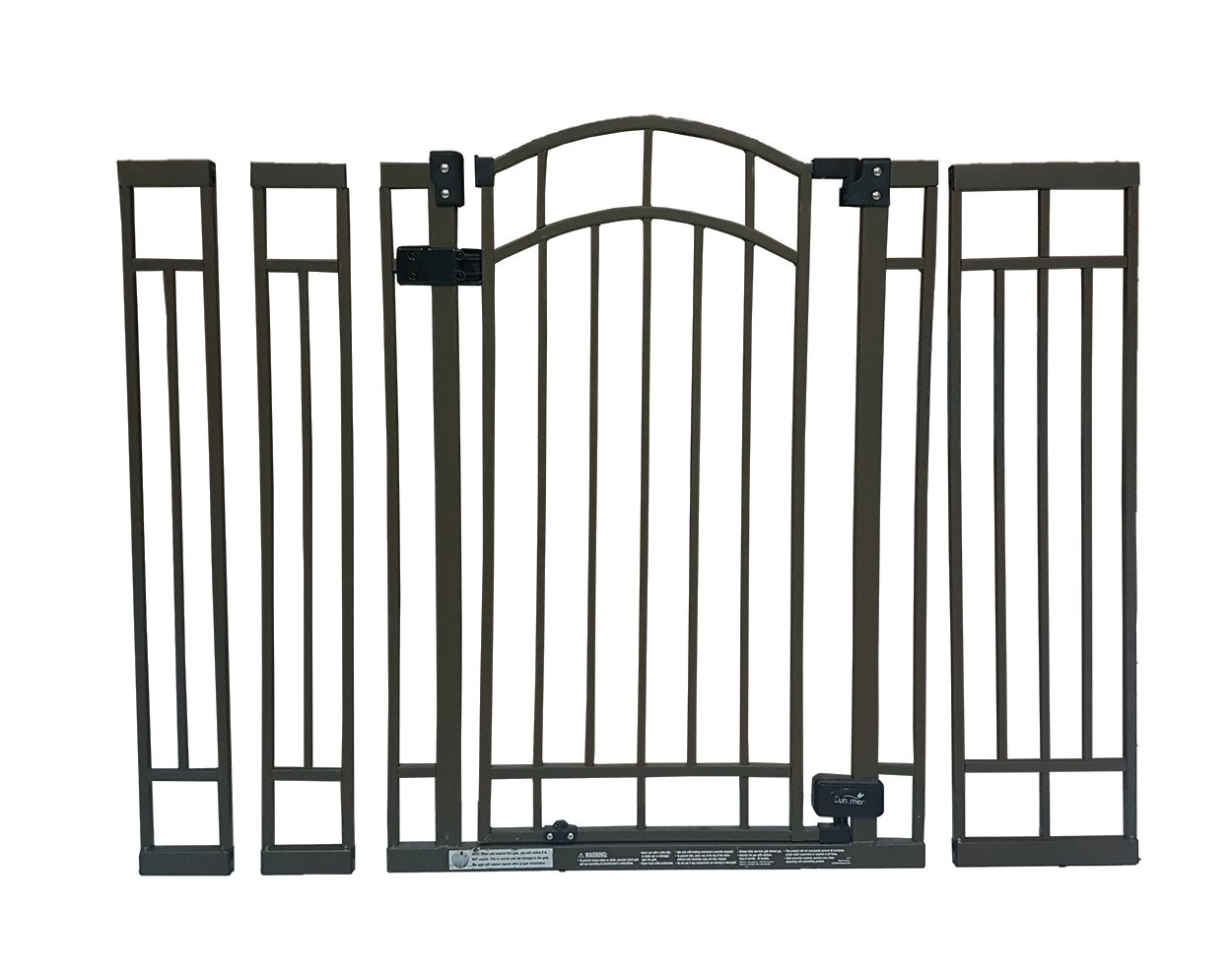 Puerta Peatonal Metálica De Seguridad Multiusos Bronce_0 Puerta Peatonal Metálica De Seguridad Multiusos Bronce_0