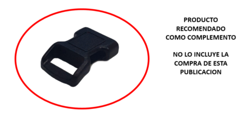 Buckle Curva 50 Pz Hebilla Correas Macho tres octavos Pulg_1