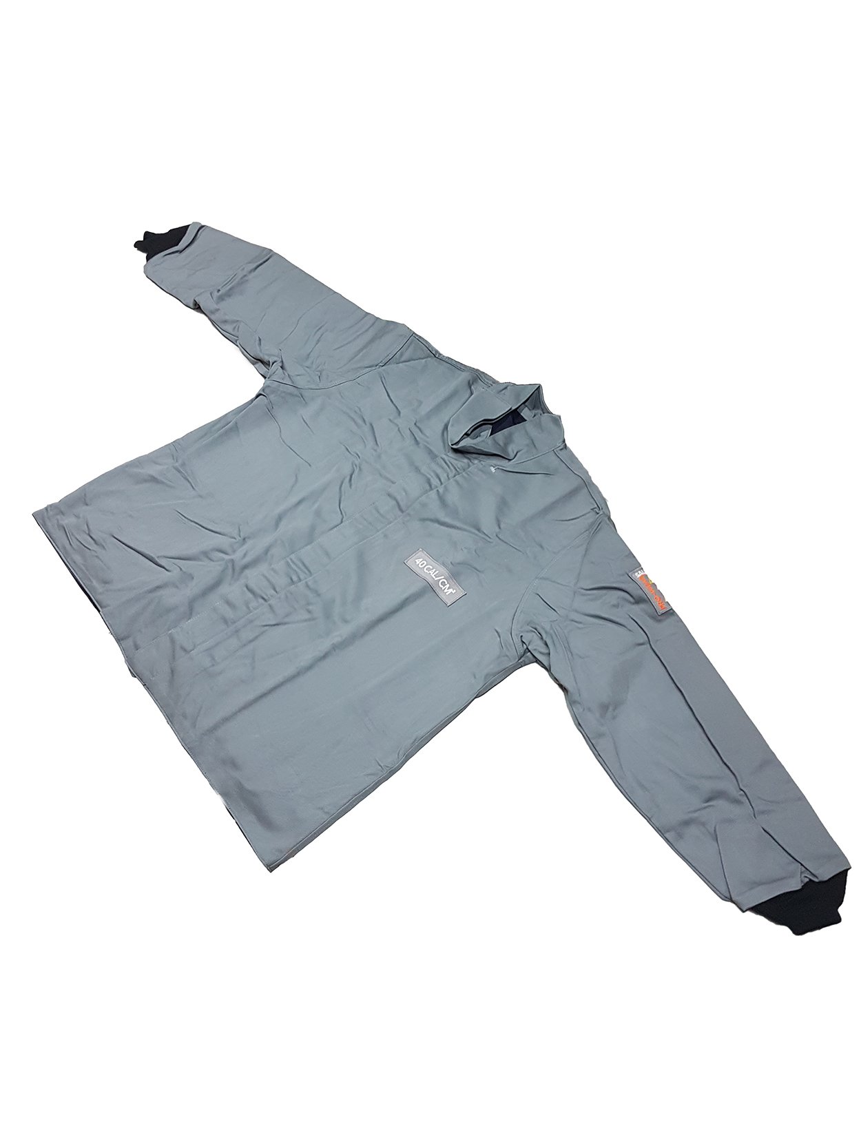 Chamarra Ignifuga 2XL Bombero Resistente Llamas Gris_2