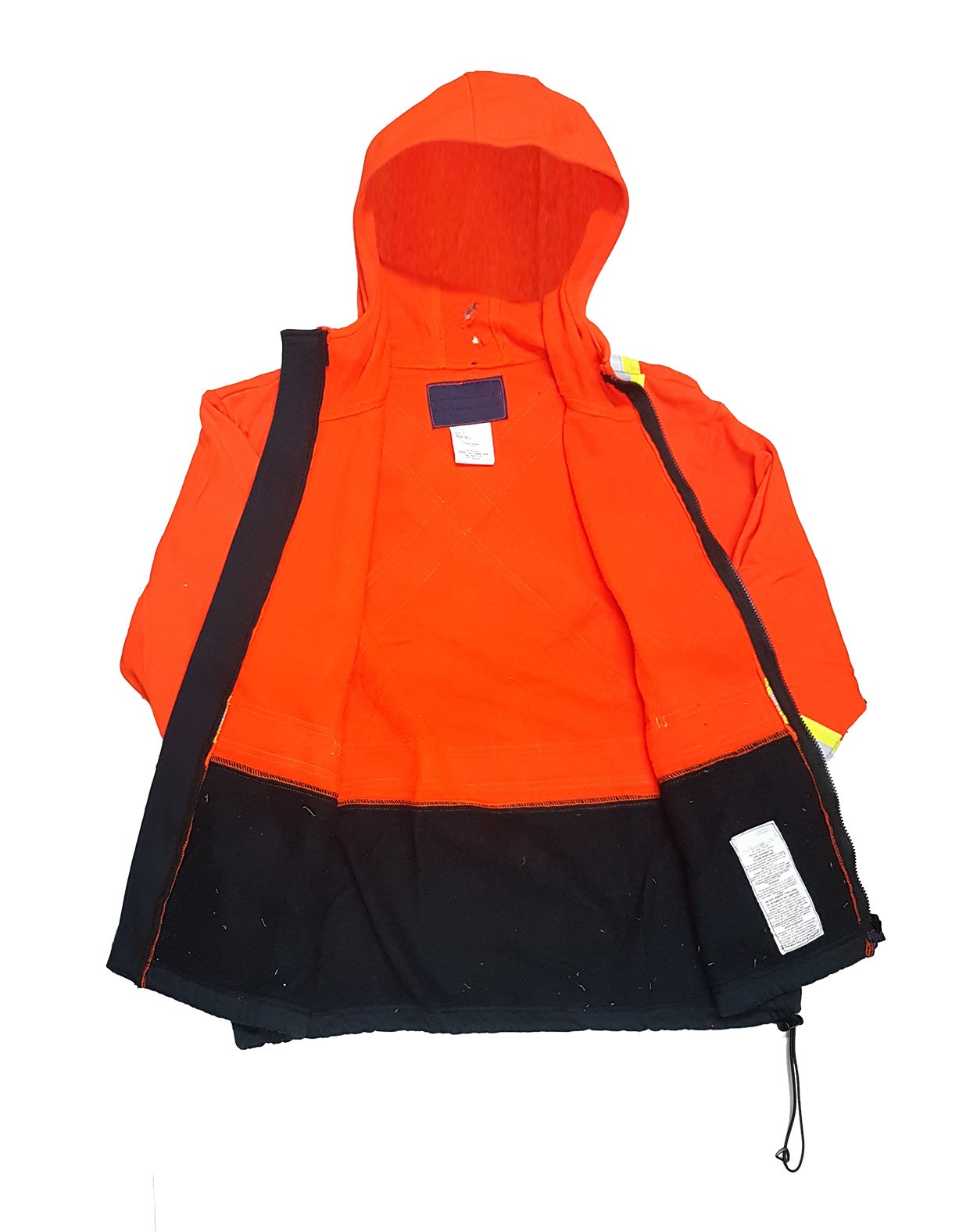 Chamarra Resistente Flama Naranja -Negro Talla L/G_2 Chamarra Resistente Flama Naranja -Negro Talla L/G_2