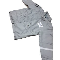 Chamarra Neese Wear Resistente Flama Color Gris Claro_2