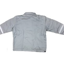 Chamarra Neese Wear Resistente Flama Color Gris Claro_3