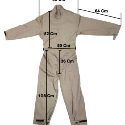 Overol Algodón Color Café Claro Ropa Trabajo Khaki_3