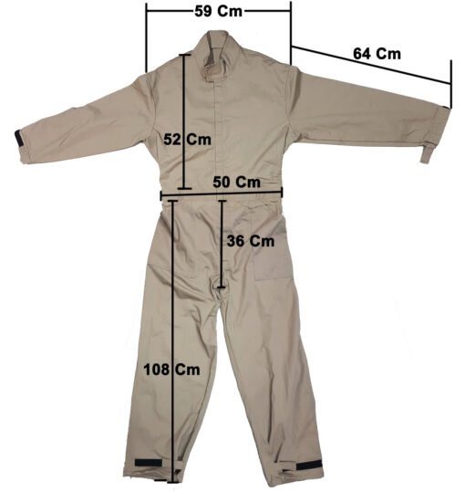 Overol Algodón Color Café Claro Ropa Trabajo Khaki_3