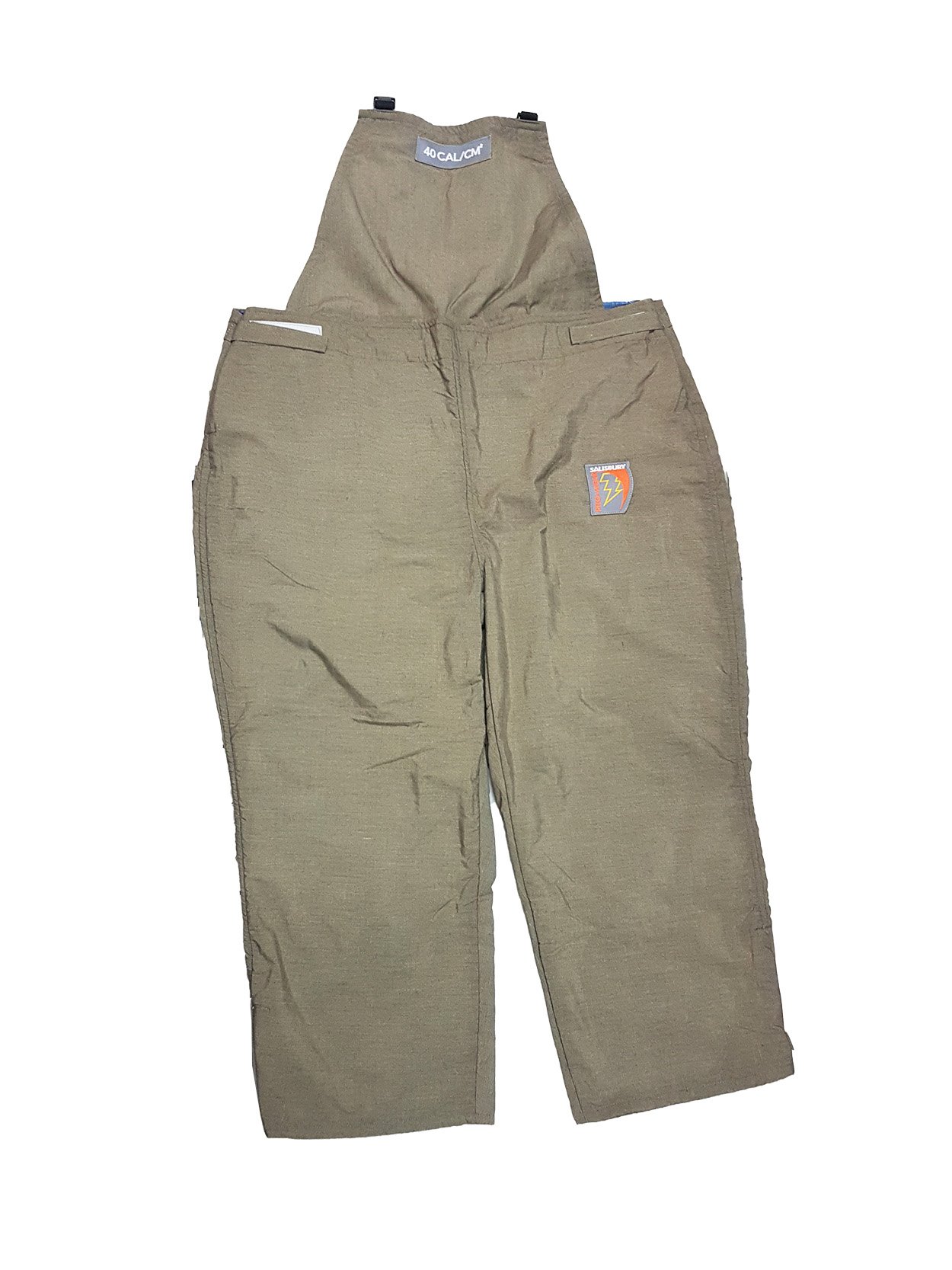 Overol Fibra Sintética Color Café Salisbury Ropa Trabajo _0