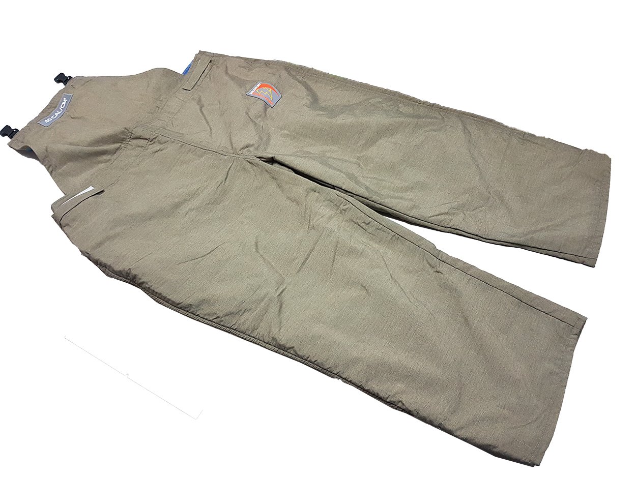 Overol Fibra Sintética Color Café Salisbury Ropa Trabajo _3