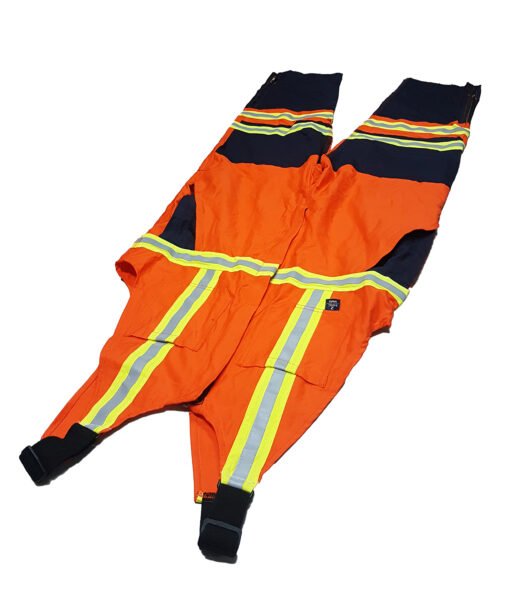 Overol Tirantes Resistente Flama Naranja - Azul Talla L_3