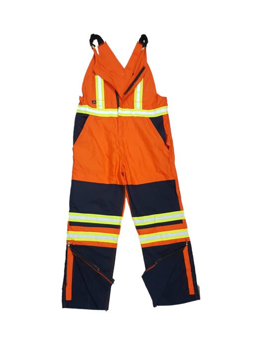 Overol Tirantes Resistente Flama Naranja - Azul Talla L_4
