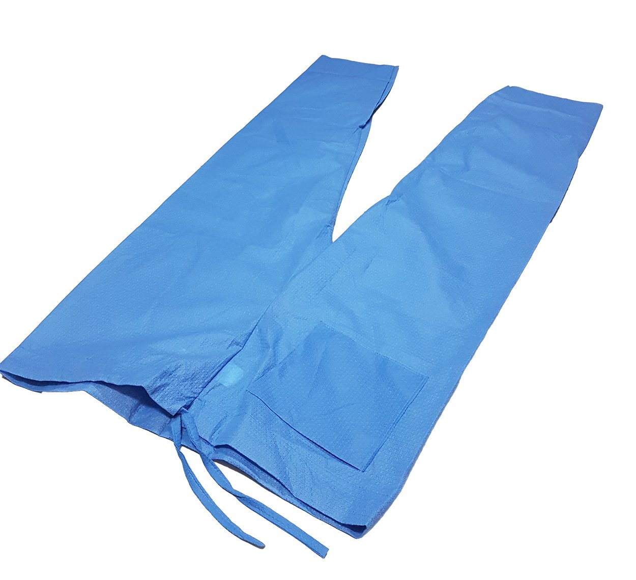 Paquete 3 Pantalones Azul Médico Desechable Laboratorio_3