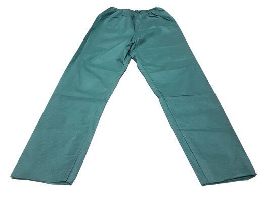 Paquete 3 Pantalones Desechables Verde Laboratorio Paciente_2