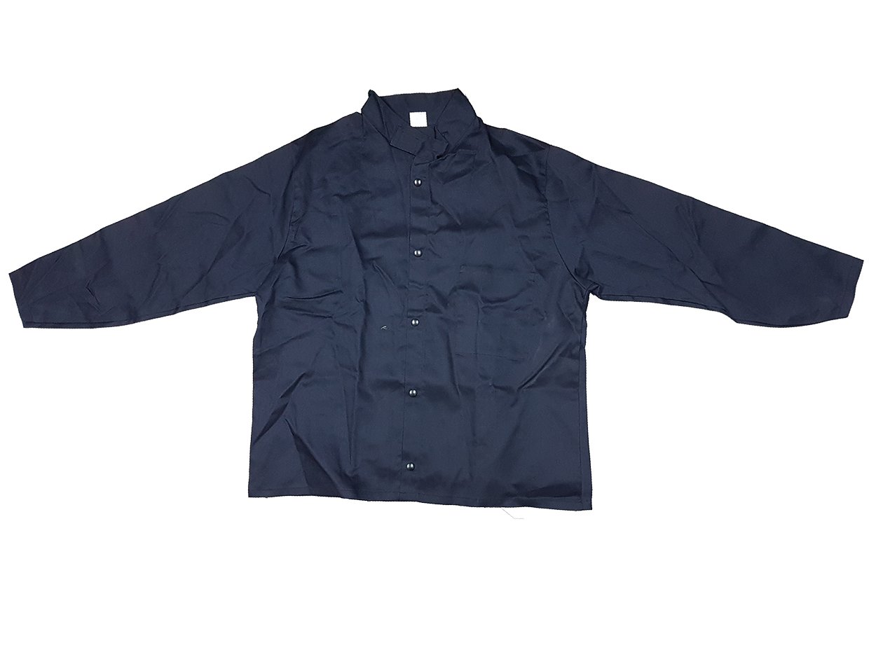 Camisa Azul Obscuro Resistente Flama Ropa Trabajo_0