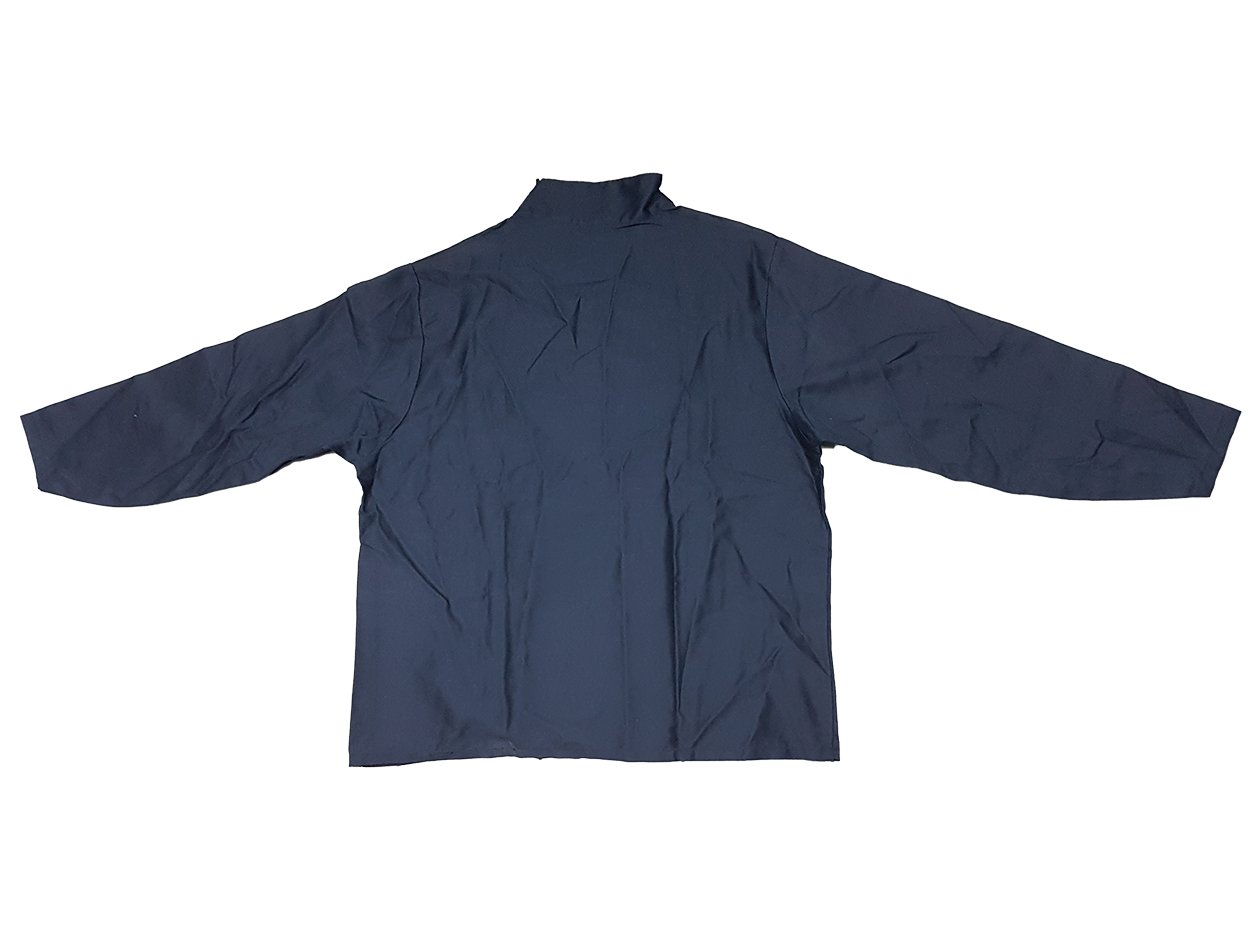 Camisa Azul Obscuro Resistente Flama Ropa Trabajo_1