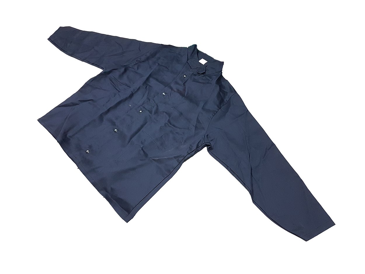 Camisa Azul Obscuro Resistente Flama Ropa Trabajo_2