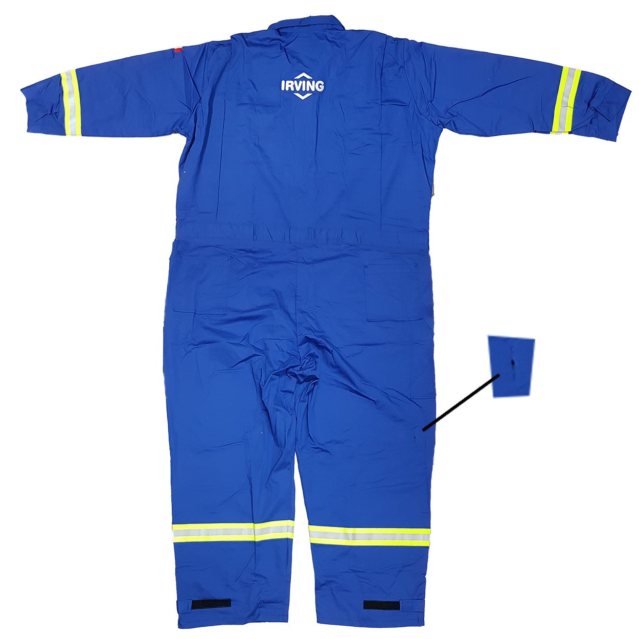 Overol Azul Reflejantes Protección Arco Eléctrico GELIGET_3