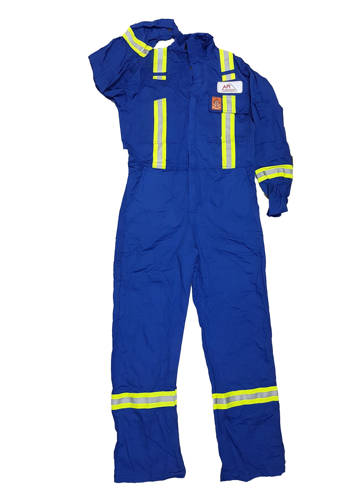 Overol GoodFish Azul Reflejantes Protección Arco Electrico_1