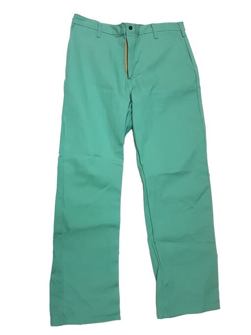 Pantalón Resistente Flama Verde Claro 100% Algodón Indura _0