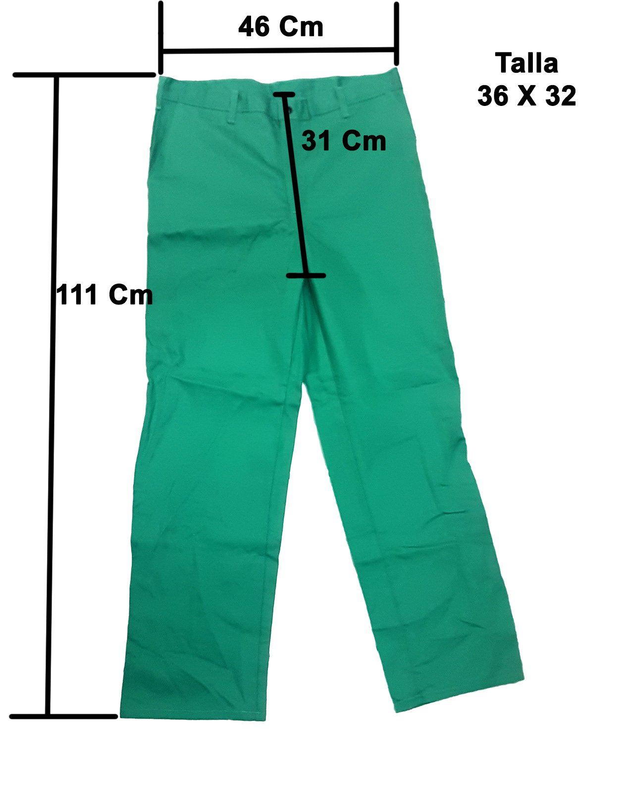 Pantalón Verde iTEX Resistente Flama 100% Algodón F.R._4 Pantalón Verde iTEX Resistente Flama 100% Algodón F.R._4