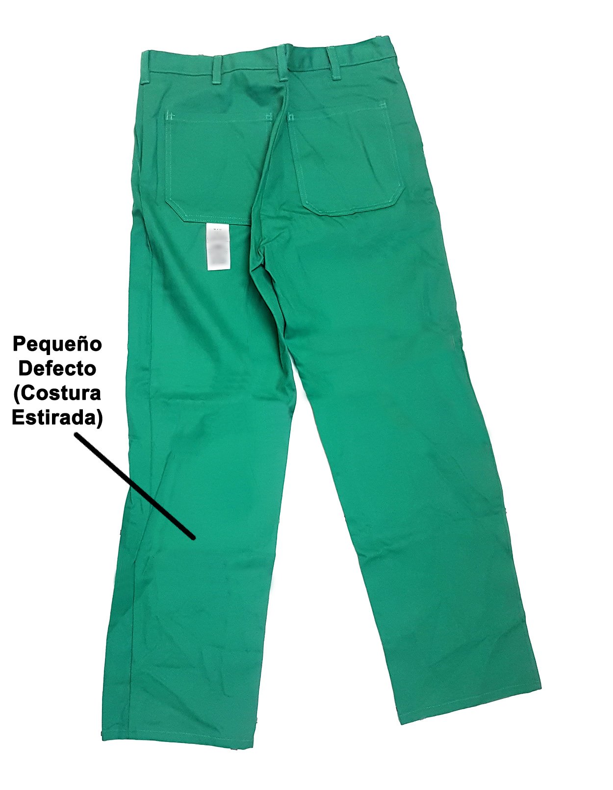 Pantalón Verde iTEX Resistente Flama 100% Algodón F.R._5 Pantalón Verde iTEX Resistente Flama 100% Algodón F.R._5