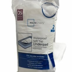 Cubre Colchon Protector Impermeable Suave Mainstays 2Pack_0