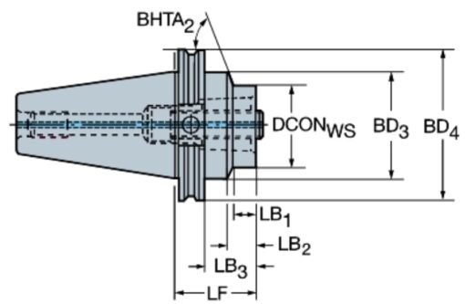Adaptador Sandvik Coromant Sistema Cambio Rapido Cono Acero_1