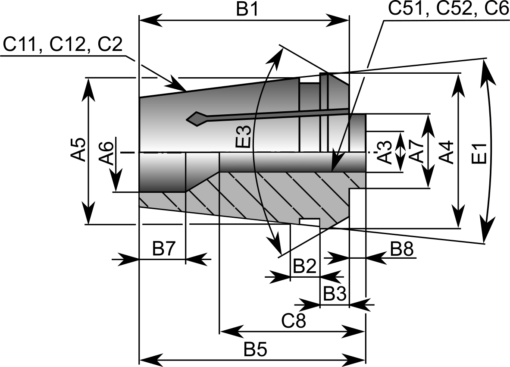 Pinzas Fijacion Presion Doble Cono Sandvik 393.14-40 040 Nue_2