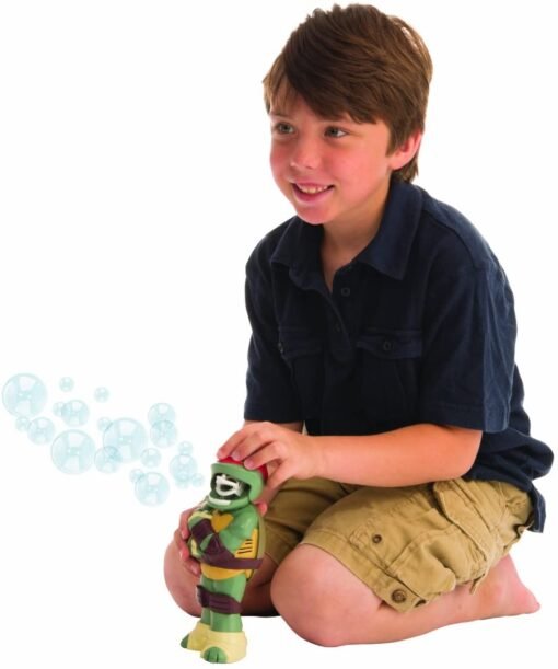 Tortugas Ninja Accion Soplador Burbujas Con Liquido Juguete_0