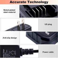 Cargador De Bateria De Litio Para Black & Decker 20V LCS1620_5