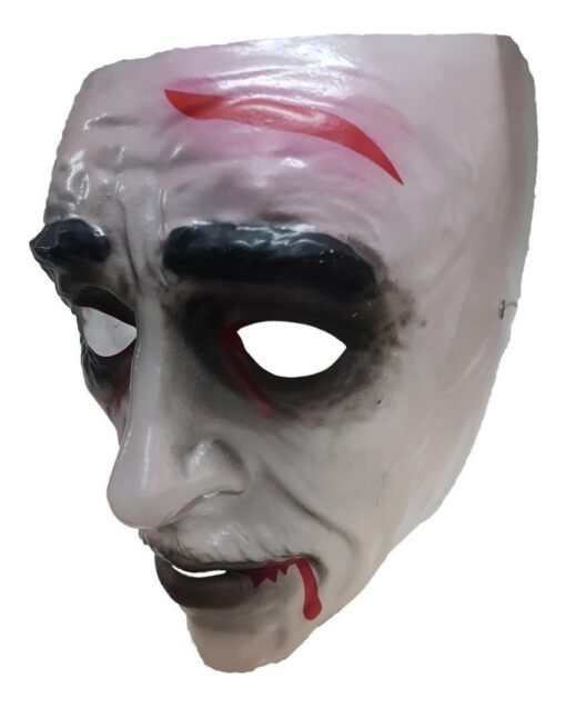 Mascara Zombie Transparente Accesorio Terror Halloween_1
