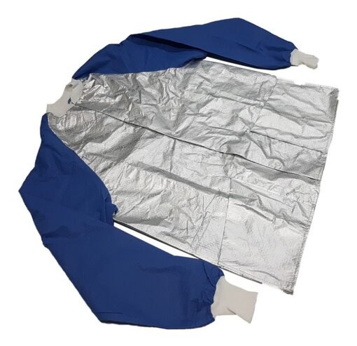 Chamarra Thermoflec Heat Reflective Sin Latex Azul-plata_2