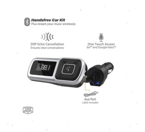 Transmisor Fm Bluetooth Puerto Usb Dispositivos Moviles_1