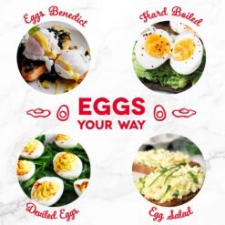 Olla De Huevos A Vapor Dash Deluxe Egg Cooker 12 Eggs 500 W_1
