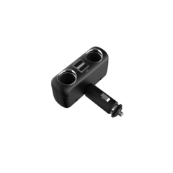 Enchufe Adaptador Cigarrillos Con Puertos USB Para Celulares_0