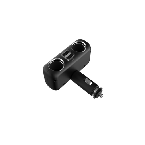 Enchufe Adaptador Cigarrillos Con Puertos USB Para Celulares_0