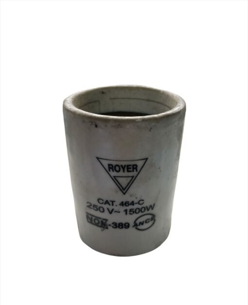 Portalampara Porcelana Soket Aluminio Royer 464c 250v 1500w_0
